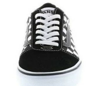 black and white checkered vans